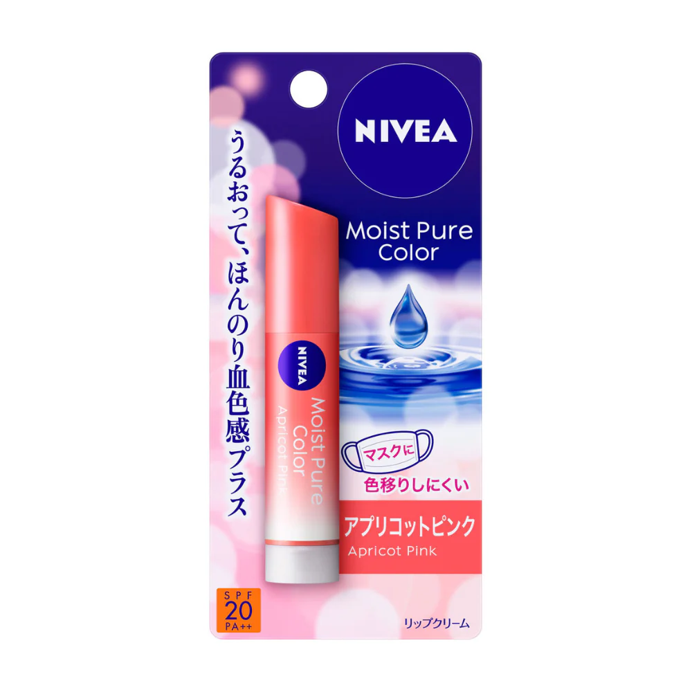 Nivea Moist Pure Color Lip Balm - Cherry Red